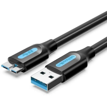 Cabo USB 3.0 Vention COPBD/ USB Macho - MicroUSB Macho/ 50cm/ Preto VENTION - 1