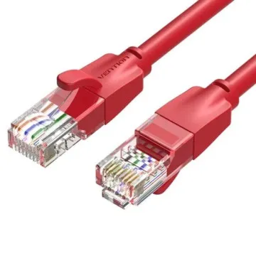 Cabo Rede RJ45 UTP Vention IBERF Cat.6/ 1m/ Vermelho VENTION - 1