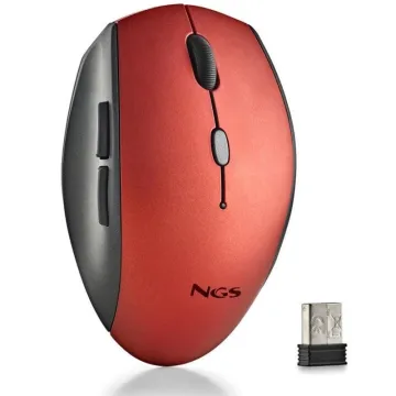 Mouse sem fio NGS Bee Red/ até 1600 DPI/ vermelho NGS - 1