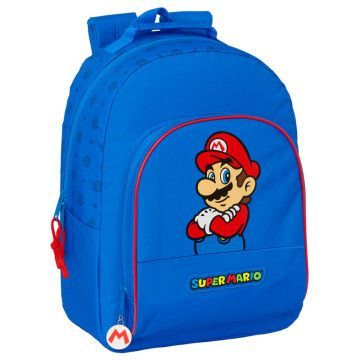 Jogar mochila Super Mario Bros 42cm adaptável SAFTA - 1