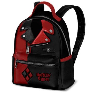 Mochila Jaqueta Harley Quinn DC Comics 29cm KARACTERMANIA - 1