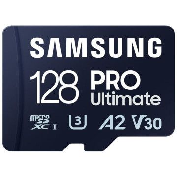 Cartão de memória microSD XC Samsung Pro Ultimate 128 GB com adaptador / classe 10 / 200 MBs Samsung - 1
