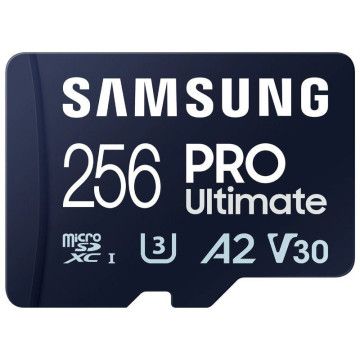 Cartão de memória microSD XC Samsung Pro Ultimate 256 GB com adaptador / classe 10 / 200 MBs Samsung - 1