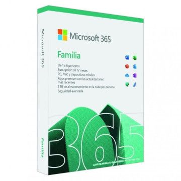 Família Microsoft Office 365/ 6 usuários/ 1 ano/ 5 dispositivos Microsoft - 1