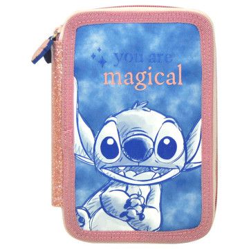 Estojo triplo Stitch Disney KIDS LICENSING - 1