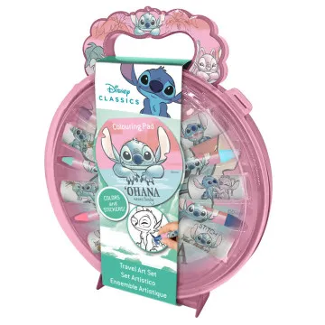 Conjunto de papelaria de viagem Stitch Disney KIDS LICENSING - 1