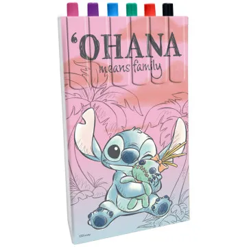 Blister de 6 canetas Stitch Disney KIDS LICENSING - 1