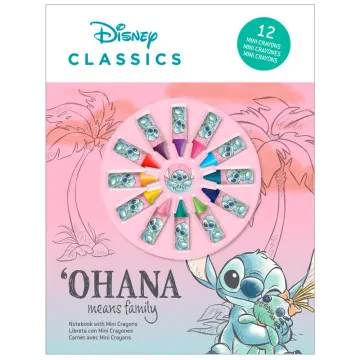 Caderno blister + 12 pinturas Stitch Disney KIDS LICENSING - 1