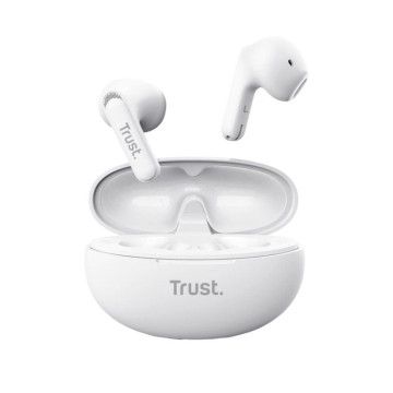 Fones de ouvido Bluetooth Trust Yavi ENC com estojo de carregamento/branco TRUST - 1