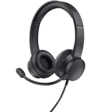 Fones de ouvido Trust HS-150/ com microfone/ Jack 3.5/ preto TRUST - 1