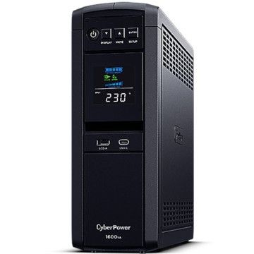 Cyberpower Interactive Line UPS CP1600EPFCLCD/ 1600VA-1000W/ 6 Saídas/ Formato Torre Cyberpower - 1