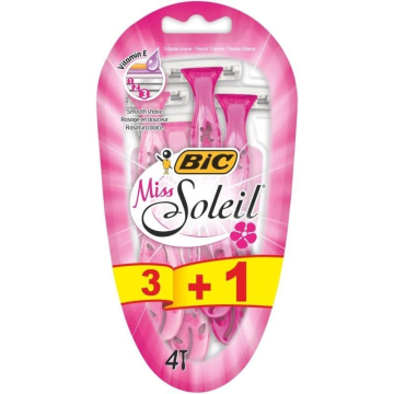 Lâmina depilatória Miss Soleil / 4 unidades BIC - 1