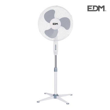 EDM Ventilador de Pé 45W 40Cm Branco  - 1
