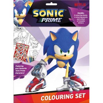 Conjunto de colorir Sonic Prime KIDS LICENSING - 1