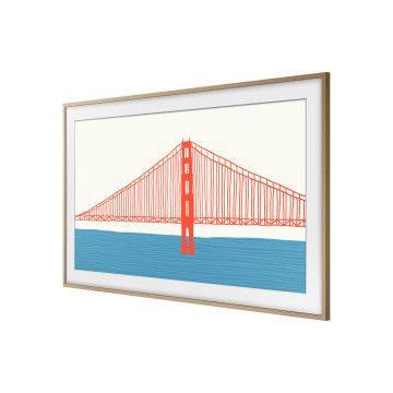 SAMSUNG - Moldura TV Frame 43” Teca VG-SCFA43TKBXC Samsung - 3