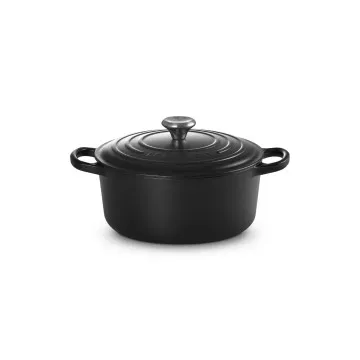 LE CREUSET - Cocotte Red. Signature 22 Negro Mate 21177220000430 LE CREUSET - 1