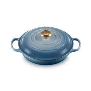 LE CREUSET - Caçarola Rasa Signature 26cm Chambray 21180264344441 LE CREUSET - 1