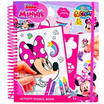 Modelo de livro de atividades da Minnie Disney  - 1