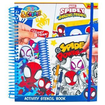Livro modelo de atividades do Homem-Aranha Marvel  - 1