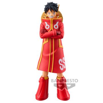 Figura Monkey D Luffy Série Grandline One Piece 16cm BANPRESTO - 1