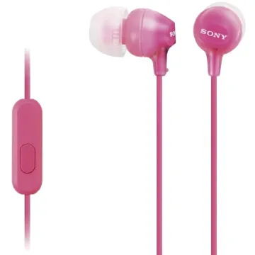 Fones de ouvido intra-auriculares Sony MDR-EX15APPI/ com microfone/ entrada 3,5/ rosa SONY - 1