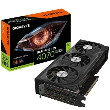 Placa gráfica Gigabyte GeForce RTX 4070 SUPER WindForce OC 12G/ 12GB GDDR6X GIGABYTE - 1