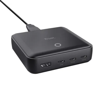 Carregador de mesa Trust Maxo/ 3xUSB tipo C/ 1xUSB/ 100W TRUST - 1