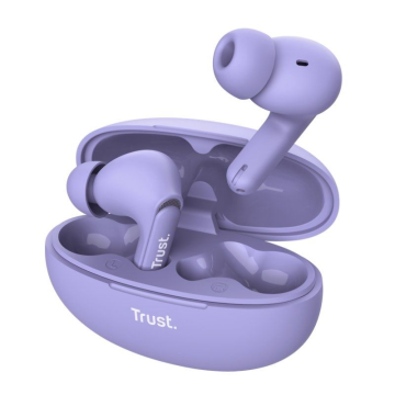 Fones de ouvido Bluetooth Trust Yavi ENC com estojo de carregamento/roxo TRUST - 1