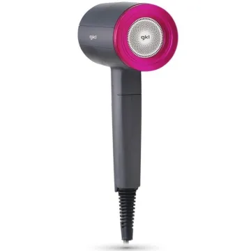 GKL TOPAZ S2100/ 2200W/ Iônico/ Secador de Cabelo Rosa e Cinza  - 1