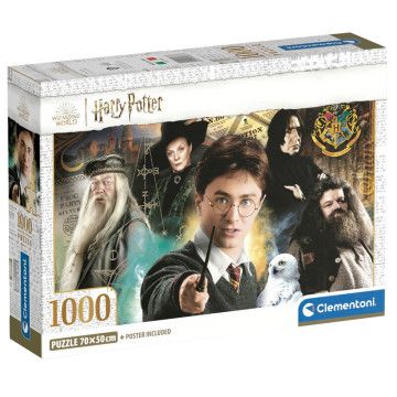 Quebra-cabeça Harry Potter 1000pcs CLEMENTONI - 1