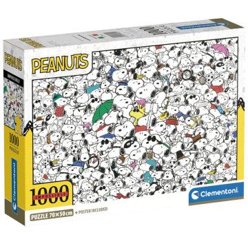 Quebra-cabeça Snoopy 1000 peças CLEMENTONI - 1