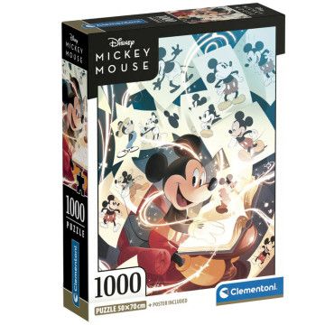 Puzzle Mickey 100º aniversário Disney 1000 peças CLEMENTONI - 1