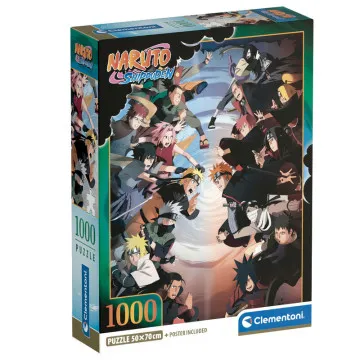 Quebra-cabeça Naruto Shippuuden 1000pcs CLEMENTONI - 1