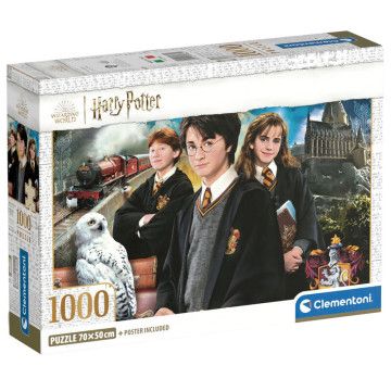 Quebra-cabeça Harry Potter 1000pcs CLEMENTONI - 1