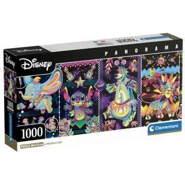 Quebra-cabeça panorâmico da Disney com 1000 peças CLEMENTONI - 1