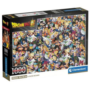 Quebra-cabeça Dragon Ball 1000pcs CLEMENTONI - 1