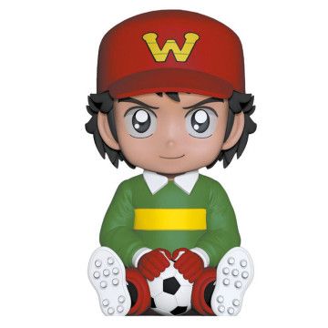 Figura do cofrinho Genzo Wakabayashi Capitão Tsubasa 18 cm PLASTOY - 1