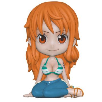 Nami One Piece cofrinho figura 18cm PLASTOY - 1