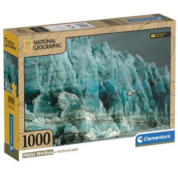 Puzzle Hubbard Glacier National Geographic 1000 peças CLEMENTONI - 1