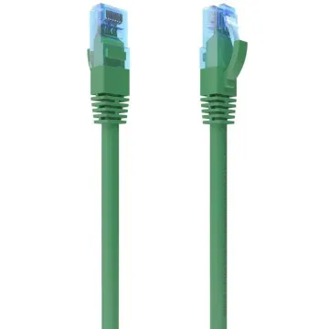 Cabo de Rede RJ45 AWG26 CCA UTP Aisens A135-0805 Cat.6/ 25cm/ Verde AISENS - 1