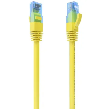 Cabo de Rede RJ45 AWG26 CCA UTP Aisens A135-0829 Cat.6/ 25cm/ Amarelo AISENS - 1