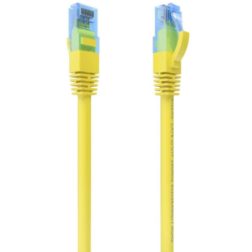 Cabo de Rede RJ45 AWG26 CCA UTP Aisens A135-0838 Cat.6/ 5m/ Amarelo AISENS - 1