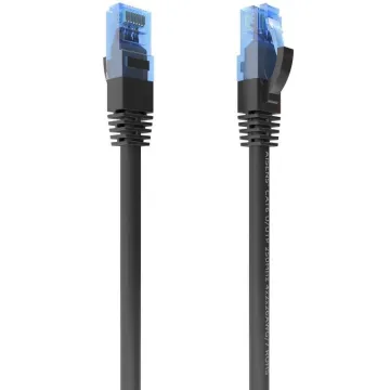 Cabo de Rede RJ45 AWG26 CCA UTP Aisens A135-0846 Cat.6/ 3m/ Preto AISENS - 1