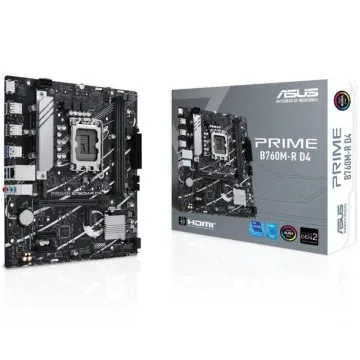 Placa-mãe Asus PRIME B760M-R D4 soquete 1700/micro ATX ASUS - 1