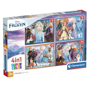Puzzle Frozen Disney 12-16-20-24pcs CLEMENTONI - 1