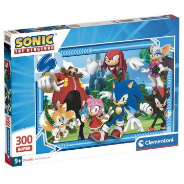 Puzzle Sonic the Hedgehog 300 peças CLEMENTONI - 1
