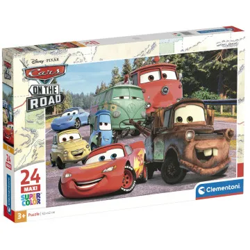 Maxi quebra-cabeça Disney Cars 24 peças CLEMENTONI - 1