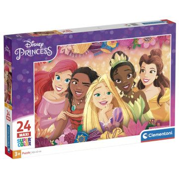 Maxi quebra-cabeça das Princesas da Disney 24 peças CLEMENTONI - 1
