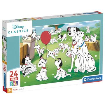 Maxi quebra-cabeça Disney 101 Dálmatas 24 peças CLEMENTONI - 1