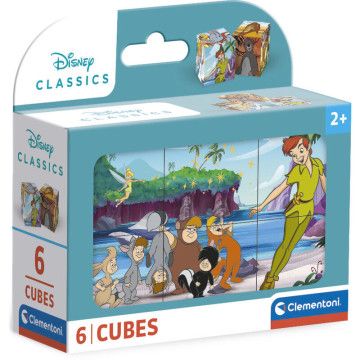 Quebra-cabeça de cubo clássico da Disney 6 unidades CLEMENTONI - 1
